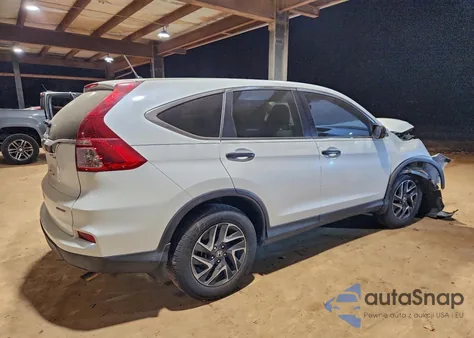 2016 Honda Cr-V Se z USA, uszkodzony, nr VIN 5J6RM3H43GL011985